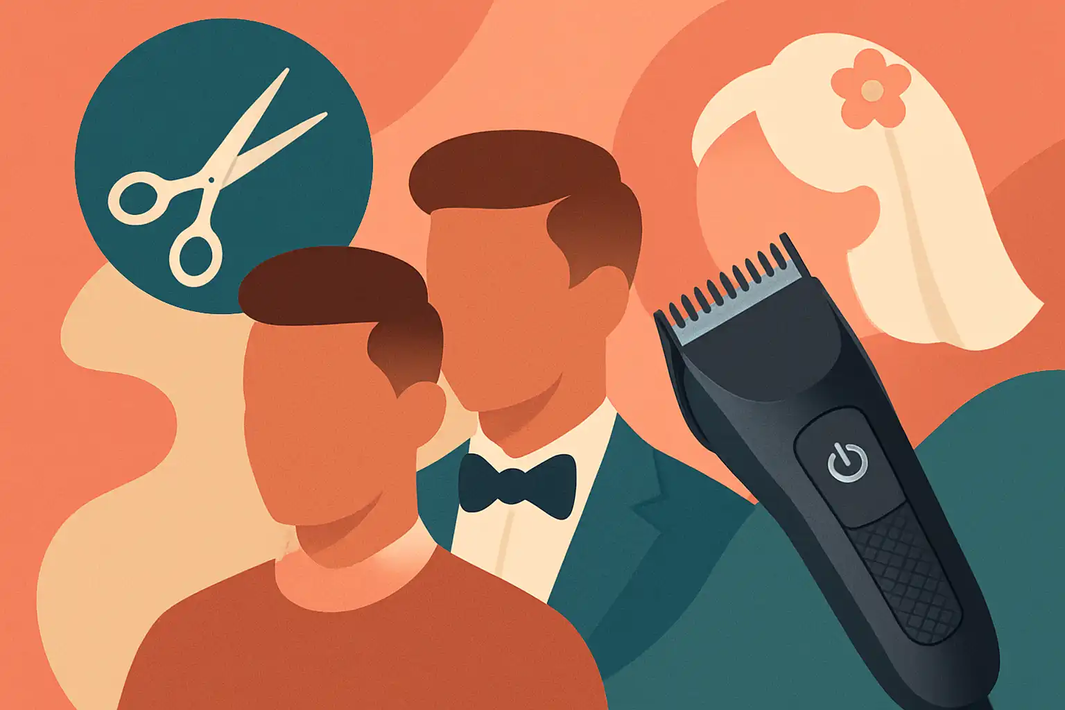 Zo knip je salonwaardige trouwkapsels thuis met één tondeuse