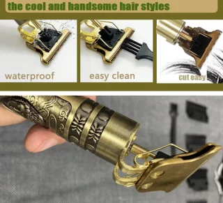 Professionele Draadloze T-blade Tondeuse Trimmer -Klassieke Baardtrimmer - Tondeuse Mannen Hoofdhaar - Cheveux Haar - Haartrimmer - Kapper Haar Machine - Haartondeuse - Barber Hair Clipper - Kappersset