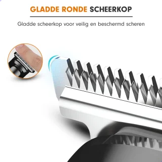 AG250 All In One Scheerset - Bodygroomer mannen - Nat en droog - Waterproof- Trimmer - Scheerapparaat - Scheren - Draadloos - Tondeuse - Hair, Body & Face- Baardtrimmer