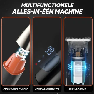 AG250 All In One Scheerset - Bodygroomer mannen - Nat en droog - Waterproof- Trimmer - Scheerapparaat - Scheren - Draadloos - Tondeuse - Hair, Body & Face- Baardtrimmer