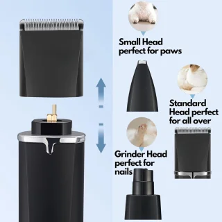 Equivera Hondentondeuse - Hondentrimmer - Tondeuse voor Dikke Vacht - Dieren Tondeuse - Scheerapparaat voor Dieren - Tondeuse voor Honden en Katten
