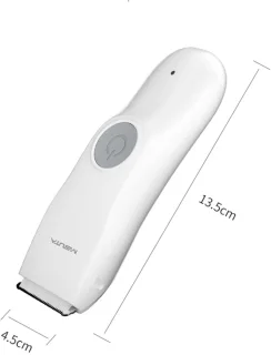 Baby Haartrimmer -Elektrisch Tondeuse - Stil + Keramische Mesjes - Veilig & Pijnloos - Voor Kinderen & Baby's (0-12 Maanden)