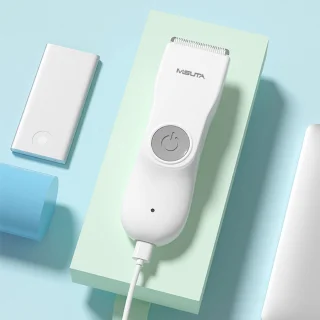 Baby Haartrimmer -Elektrisch Tondeuse - Stil + Keramische Mesjes - Veilig & Pijnloos - Voor Kinderen & Baby's (0-12 Maanden)