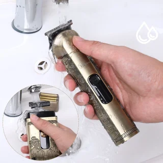 Hatteker Elektrisch Scheerapparaat en Haartrimmer 4-in-1 Set voor Mannen – Tondeuse, Foliescheerapparaat, Neushaartrimmer, Baardtrimmer en Verzorgingsset – Perfect Cadeau voor Heren
