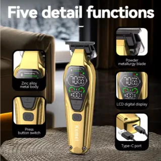 Kemei Tondeuse NEW - Draadloze Tondeuse - Professionele tondeuse - Haren Millimeteren - Contouren - Haren Scheren - Kapper Tondeuse - Kapper Kwaliteit - Baard Trimmer - Haar Trimmer - Beard and Hair Trimmer