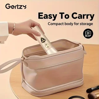 Gertzy Tondeuse - Digitale Clipper - 3 Ingebouwde modi's/standen - Verchroomd Metaal Behuizing - Usb Oplaadbare Trimmer voor Gezichtshaar, Hoofdhaar en Lichaamshaar - Batterij Indicator - Perfecte Lichaamshaar Verzorging - Kleur: Roze Rose
