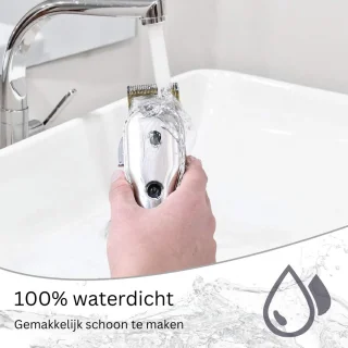 Tondeuse Mannen Hoofdhaar – Haartondeuse – Draadloze Baardtrimmer – Baard Trimmer- Trimapparaat Met Meerdere Opzetstukken – Kapperset Met Kappersmantel – Hair Clipper Waterdicht