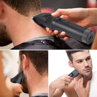 Haartrimmer voor Mannen - Professionele Precisie - Draadloos Oplaadbaar - Geschikt voor Kinderen en Gezinnen - Haarsnijder met Verstelbare Snijlengtes - Compact en Draagbaar - Trimmen en Stylen
