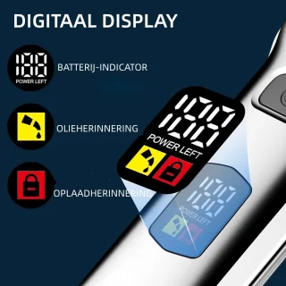 Hatteker Professionele Tondeuse Set voor Heren – Baardtrimmer & Haartrimmer – Met Schaar & Kapperscape – IPX7 Waterdicht – USB Oplaadbaar – T-Blade Trimmer(Zilver)