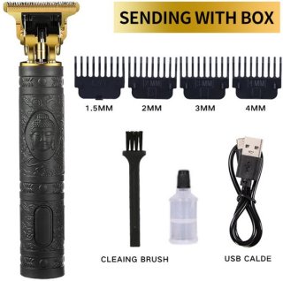 Elektrische tondeuse Draagbare baardtrimmer Herenkapsel Verzorgingsset met review