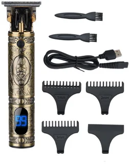Elektrische tondeuse en trimmer in stijlvol retro-design