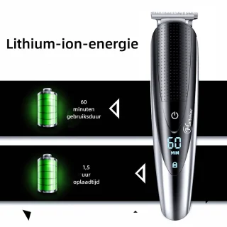 Hatteker 5-in-1 Tondeuse voor Heren – Baardtrimmer, Haartrimmer & Bodygroomer – Professioneel en Oplaadbaar