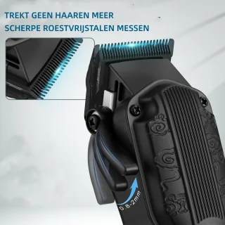 Scttomon Professionele Tondeuse en 6-in-1 Trimmer Set voor Mannen – Haarknipper, Baardtrimmer, Precisietrimmer, Neustrimmer en Lichaamstrimmer – Complete 6-in-1 Verzorgingsset – Zwart