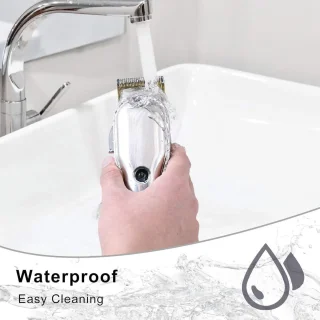 SNJY® Tondeuse Hoofdhaar - Baardtrimmer Mannen - Haartrimmer - 300 minuten werktijd - Zilver