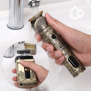 Scttomon 3-in-1 Tondeuse & Elektrisch Scheerapparaat voor Mannen – T-Blade Haarknipper & Neushaartrimmer – Foliescheerapparaat & Baardtrimmer – Tondeuse Cheveux – 3-voudige Mesjes – Draadloos