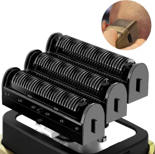 Scttomon 3-in-1 Tondeuse & Elektrisch Scheerapparaat voor Mannen – T-Blade Haarknipper & Neushaartrimmer – Foliescheerapparaat & Baardtrimmer – Tondeuse Cheveux – 3-voudige Mesjes – Draadloos