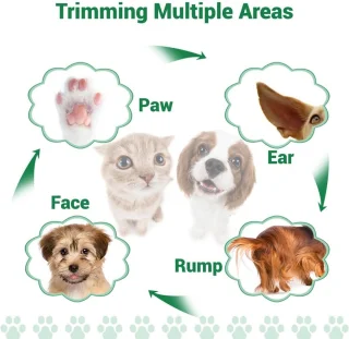 Equivera Hondentondeuse - Hondentrimmer - Tondeuse voor Dikke Vacht - Dieren Tondeuse - Scheerapparaat voor Dieren - Tondeuse voor Honden en Katten