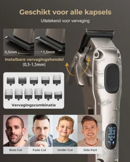 Tondeuse Mannen - Scheerapparaat Hoofdhaar - Haartrimmer