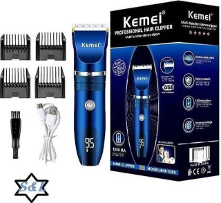 Tondeuse voor mannen professionele tondeuse voor mannen baardtrimmer USB-oplaadbaar snoerloze elektrische T-Blade trimmer