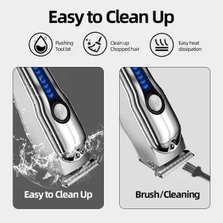 Crrynuo Tondeuse Mannen Pro - Professionele Draadloze Tondeuse - Cheveux Haar - Trimmer voor Hoofd & Baard - Tondeuse Mannen Hoofdhaar - Haar tondeuse - Trimmer - Kappersset