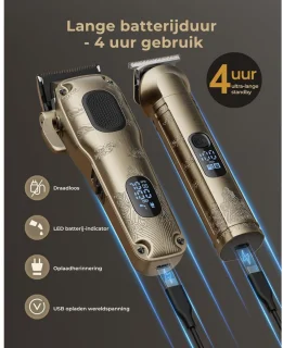 ApexArte® Tondeuse Mannen - Scheerapparaat Hoofdhaar - Haartrimmer