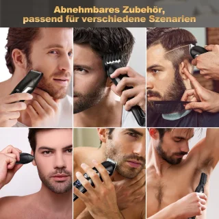 Multifunctionele trimmer voor haar en baard 6-in-1 tondeuse