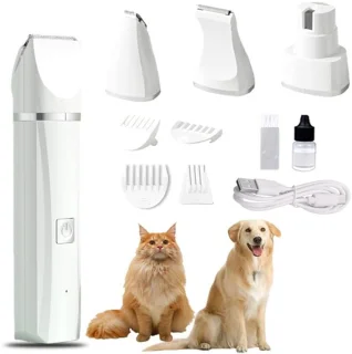 Elektrische hondenpoottrimmer, trimschaar voor huisdieren, pootkussentrimmer, kattenhaartrimmer