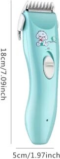 Babytondeuse, professionele stille kindertondeuse, peutertondeuse - oplaadbare tondeuse | waterdichte professionele tondeuseset met opzetkam voor baby's en peuters