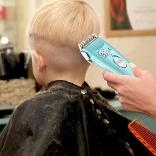 Babytondeuse, professionele stille kindertondeuse, peutertondeuse - oplaadbare tondeuse | waterdichte professionele tondeuseset met opzetkam voor baby's en peuters