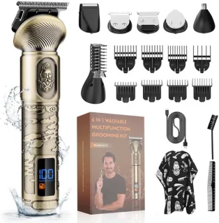 6-in-1 Baard- en Neustrimmer Tondeuse