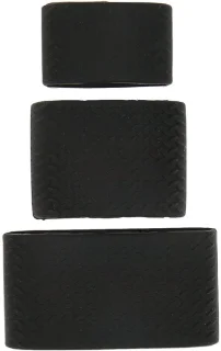 Allecto - siliconen barber clipper beschermhoes - set van 3 - diverse maten