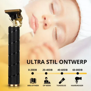 Allsa Baardtrimmer USB Oplaadbaar Zwart