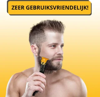 Allsa Baardtrimmer USB Oplaadbaar Zwart