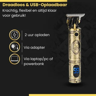 arash® Professionele Draadloze Haar- en Baardtrimmer