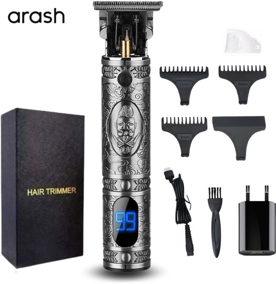 arash® Tondeuse Mannen 2025 - Draadloze Haartrimmer Grijs review