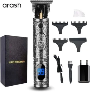 arash® Tondeuse Mannen 2025 - Draadloze Haartrimmer Grijs