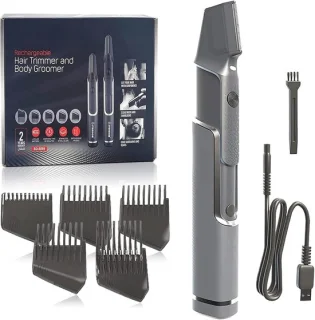 Baard- en lichaamstrimmer voor heren - grijs