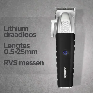 BaByliss Lithium Power E812E Tondeuse RVS