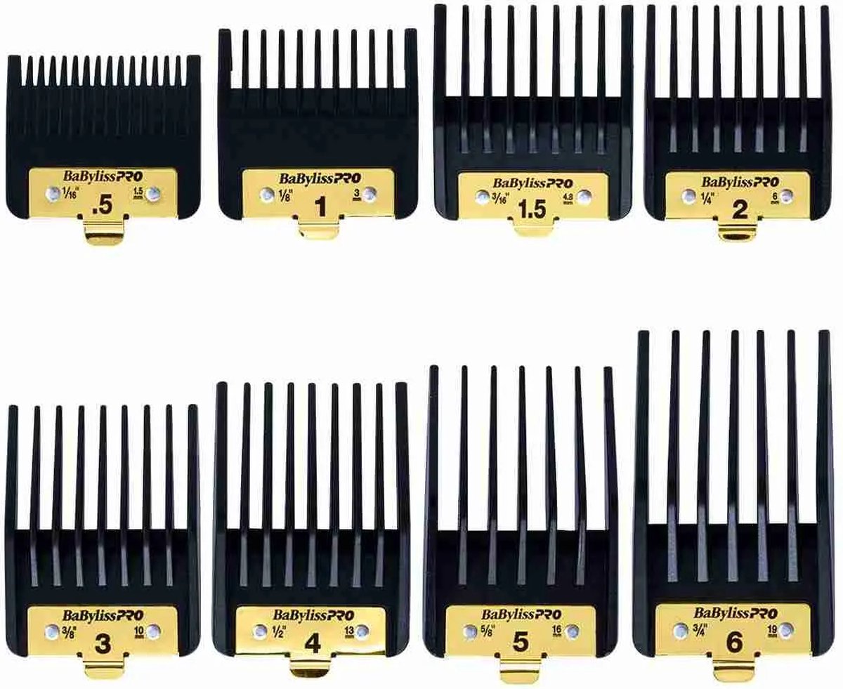 De BaByliss Pro 4Artists Tondeuse Opzetkammen FXPCGE in één oogopslag