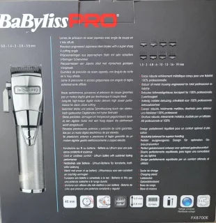 BaByliss Pro ChromeFX FX8700E Tondeuse draadloos