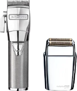 BaByliss Pro ChromeFx Tondeuse + FoilFX02 Shaver Duo-Pack