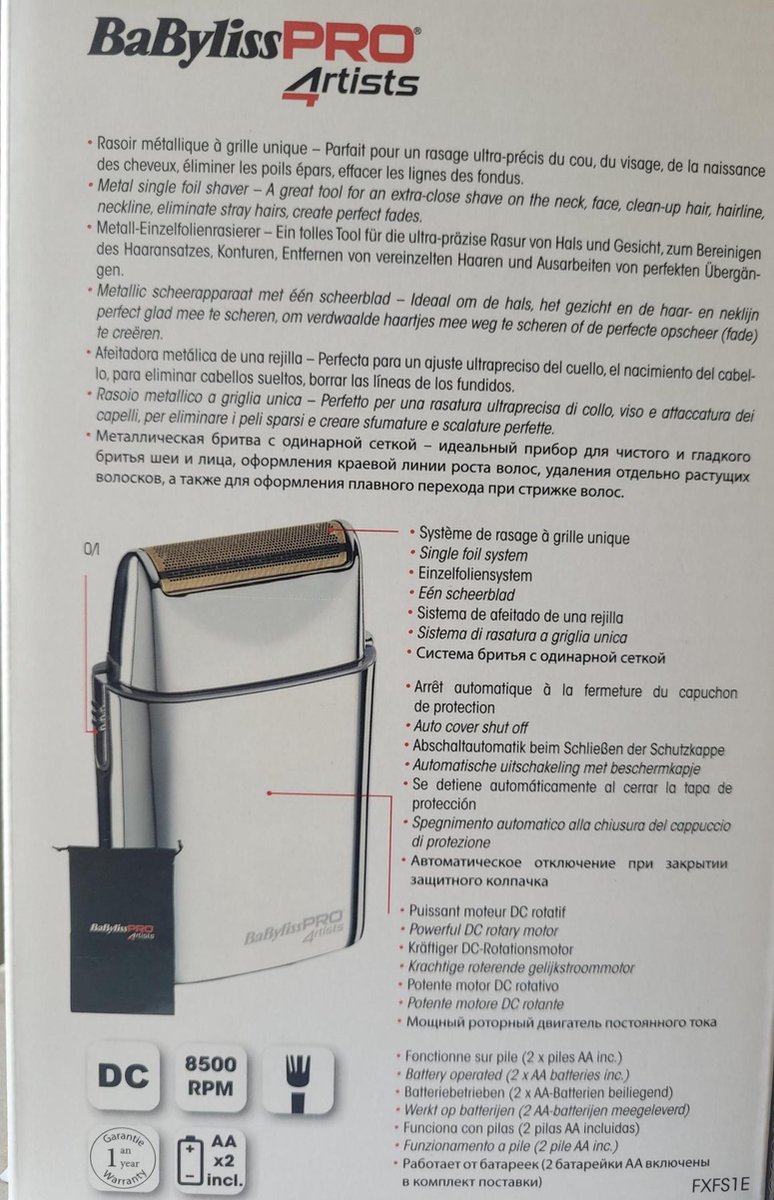 Wat vinden we goed aan de BaByliss Pro Vervangfolie FoilFX02 FXRF2E