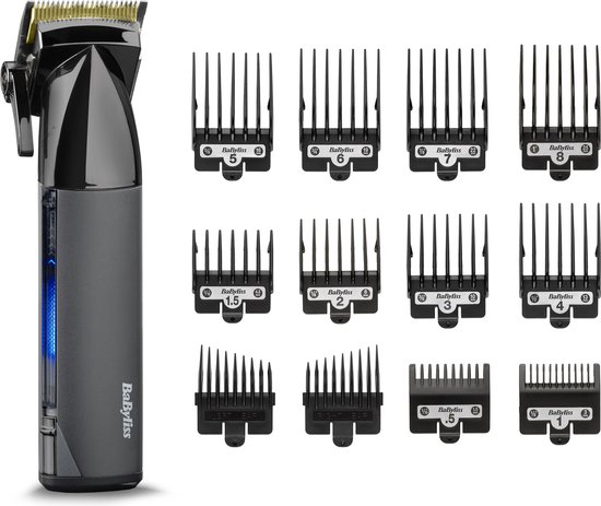 BaByliss Super-X Metal E991E — Sterke, professionele tondeuse in zwart-chroom