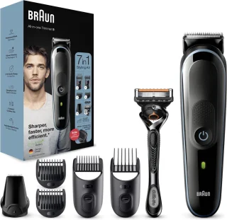 Braun MGK5345 7in1 Trimmer Zwart/Blauw