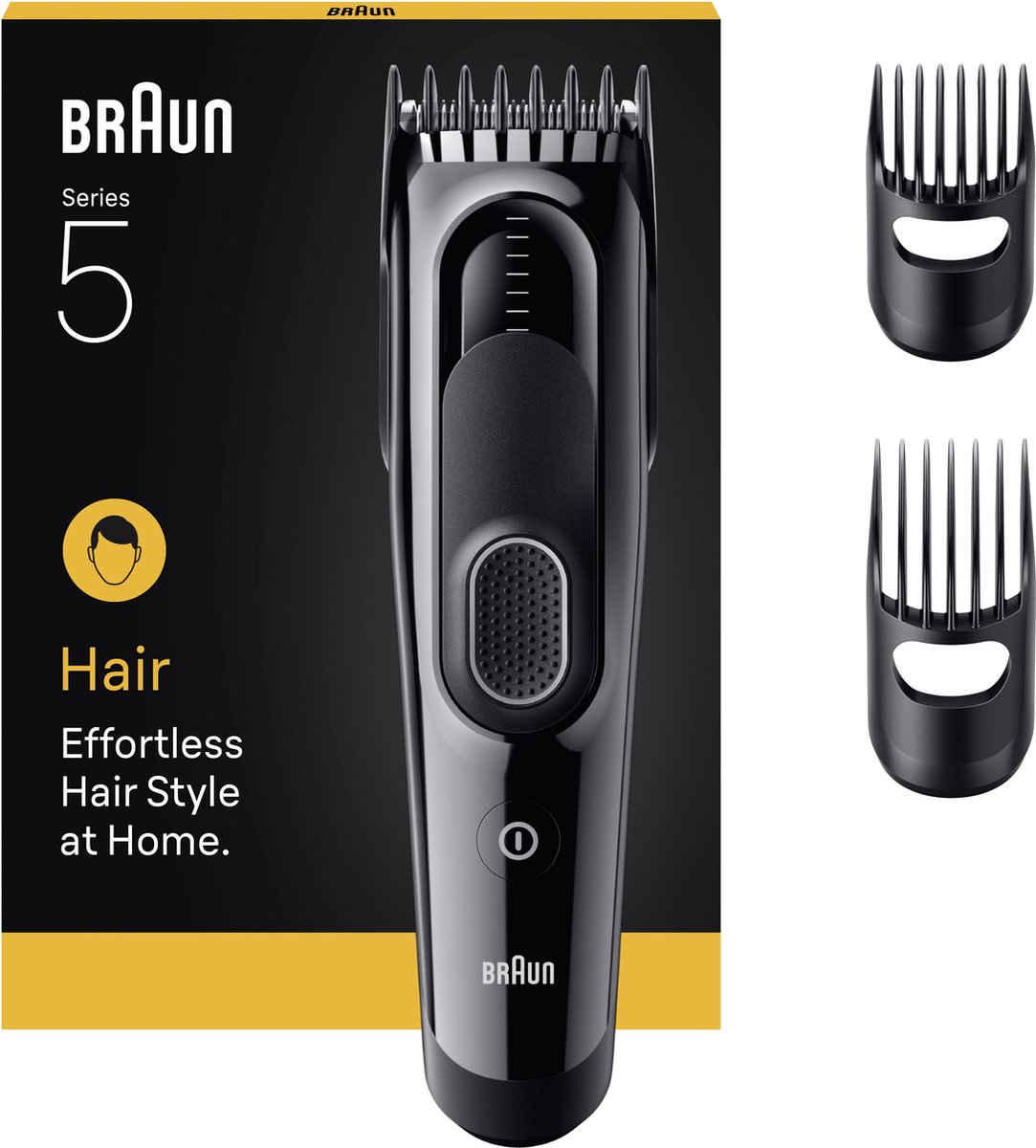 De Braun Series 5 HC5530 Haartrimmer Zwart in één oogopslag