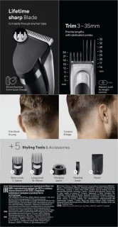 Braun Series 7 HC7590 Haartrimmer Grijs