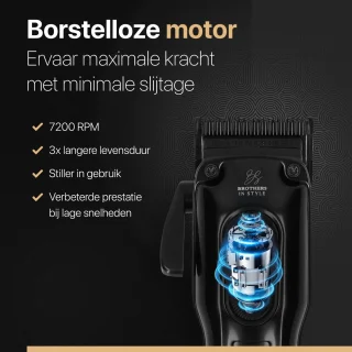 Brothers in Style Tondeuse Pro Hoofdhaar & Baard