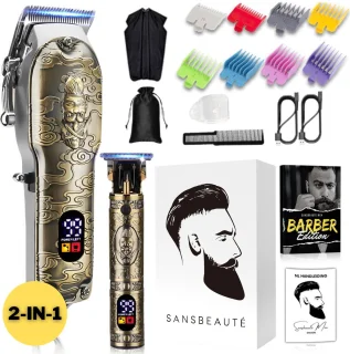 Buddha 2-in-1 Draadloze Haar- en Baardtondeuse