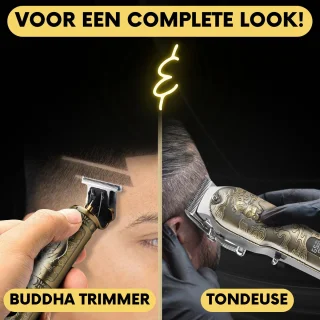 Buddha 2-in-1 Draadloze Haar- en Baardtondeuse