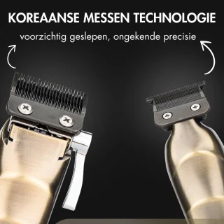 Buddha Professionele 2-in-1 Draadloze Haar- en Baardtrimmer